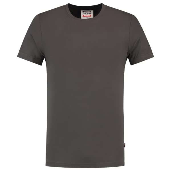Tricorp 101004 Casual Fitted T-Shirt, 100% Gekämmte Baumwolle, 160g/m², Heer, Grösse L L Militärfarb