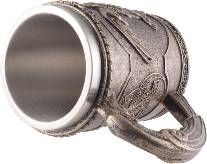 VOGLER Joh. Vogler GmbH Wikingerkrug Hugin und Munin, aus Kunststein angefertigt und Künstlerhand mi