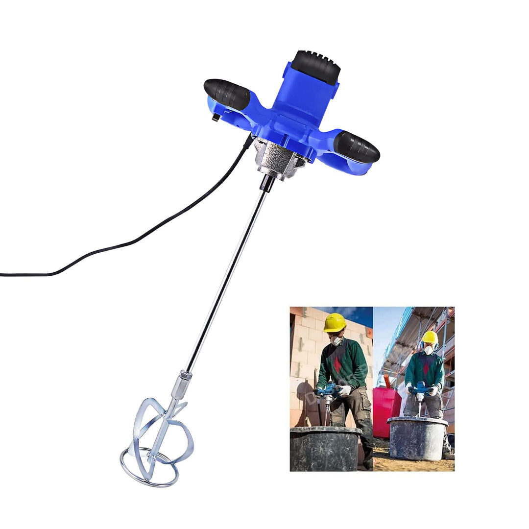 Elektrischer Rührwerk Zementmischer 2600W Power Betonmischer Maschine 6-Speed Einstellbarer Farbmört
