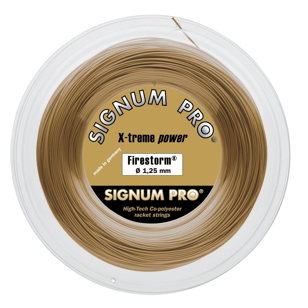 Signum Saitenrolle Firestorm, Gold Metallic, 200 m, 0255180242600016