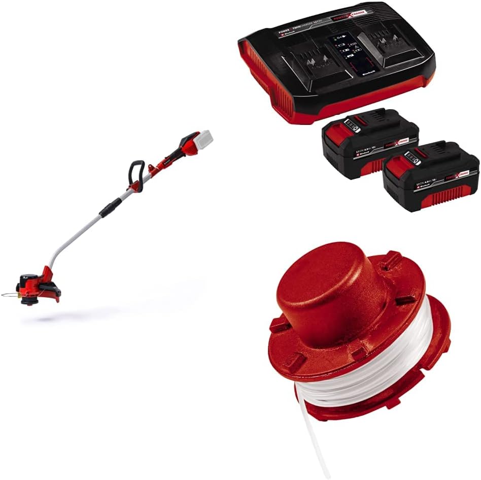 Einhell Akku-Rasentrimmer GE-CT 36/30 Li E Power X-Change (2x18 V, 9.000 U/min, elektr. Drehzahlregu