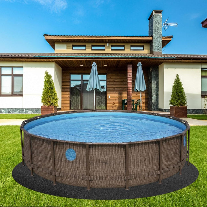 Generisch Schwimmbecken Matte Runde Pool-Folienunterlage Runde Pool Folienunterlage Pool Bodenplane