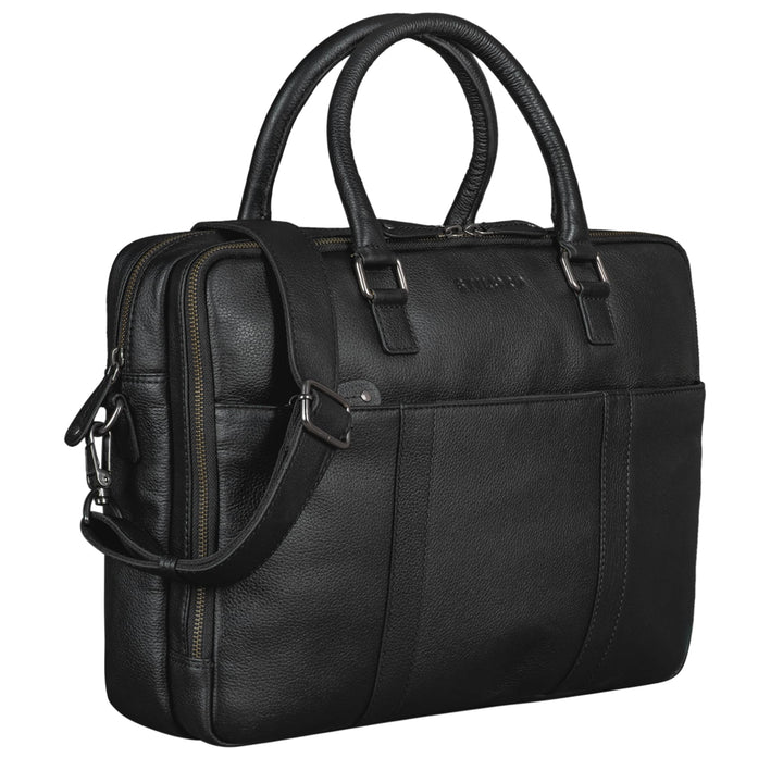 STILORD Drake Businesstasche Leder Gross Vintage Aktentasche XL Ledertasche Laptoptasche für Arbeit