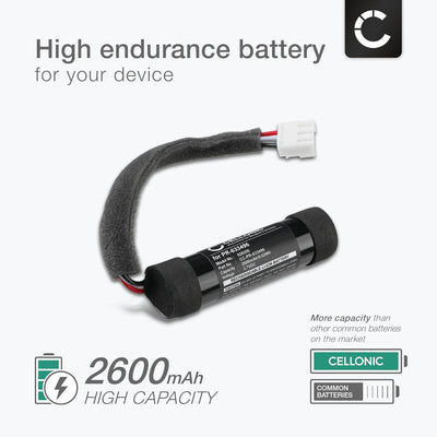 CELLONIC Akku kompatibel mit Harman Kardon Onyx Studio 3, PR-633496 3.7V 2600mAh 1x Akku, 1x Akku