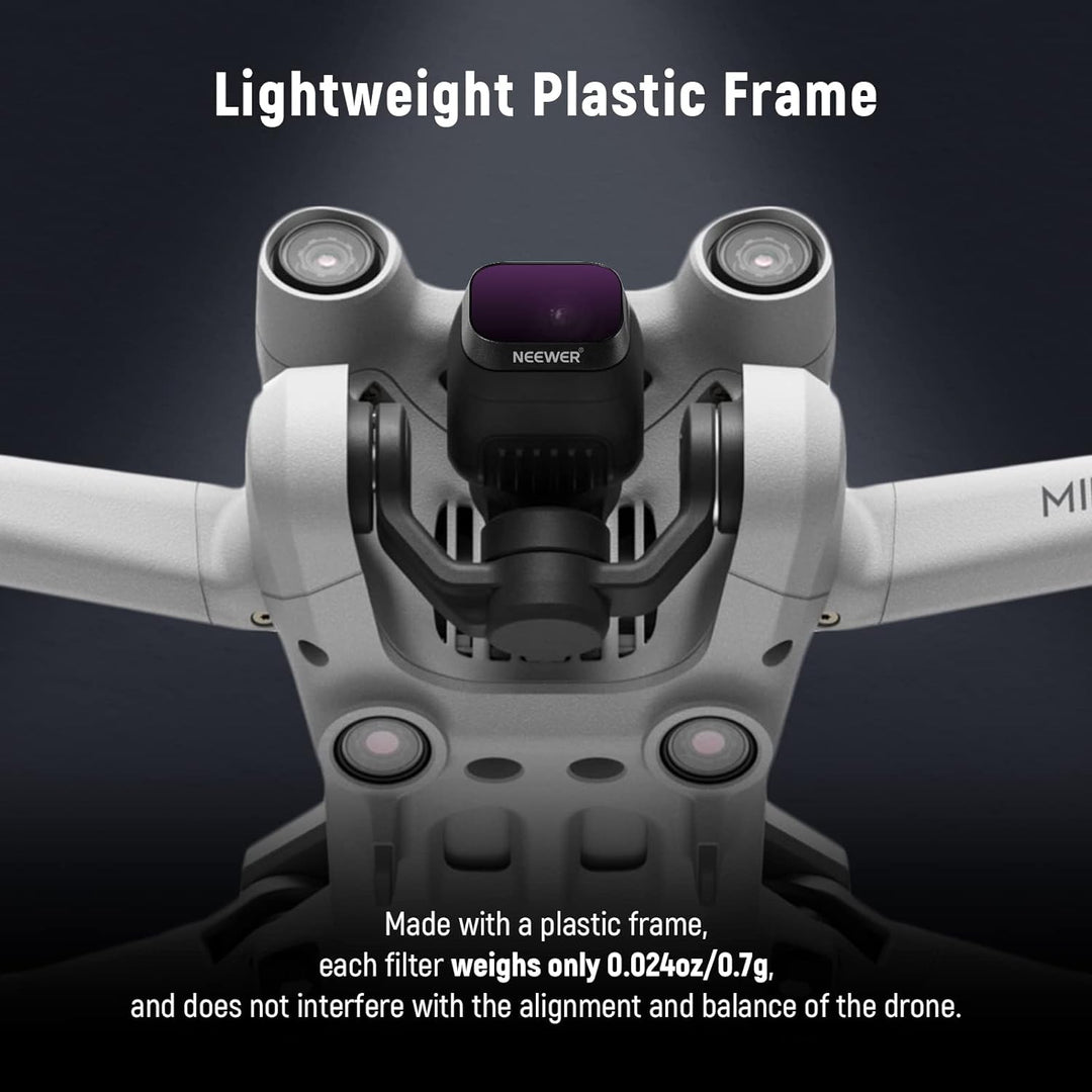 NEEWER ND Filter Set kompatibel mit DJI Mini 3Pro,Neutraldichtefilter Drohnenobjektiv Zubehör mit 6e
