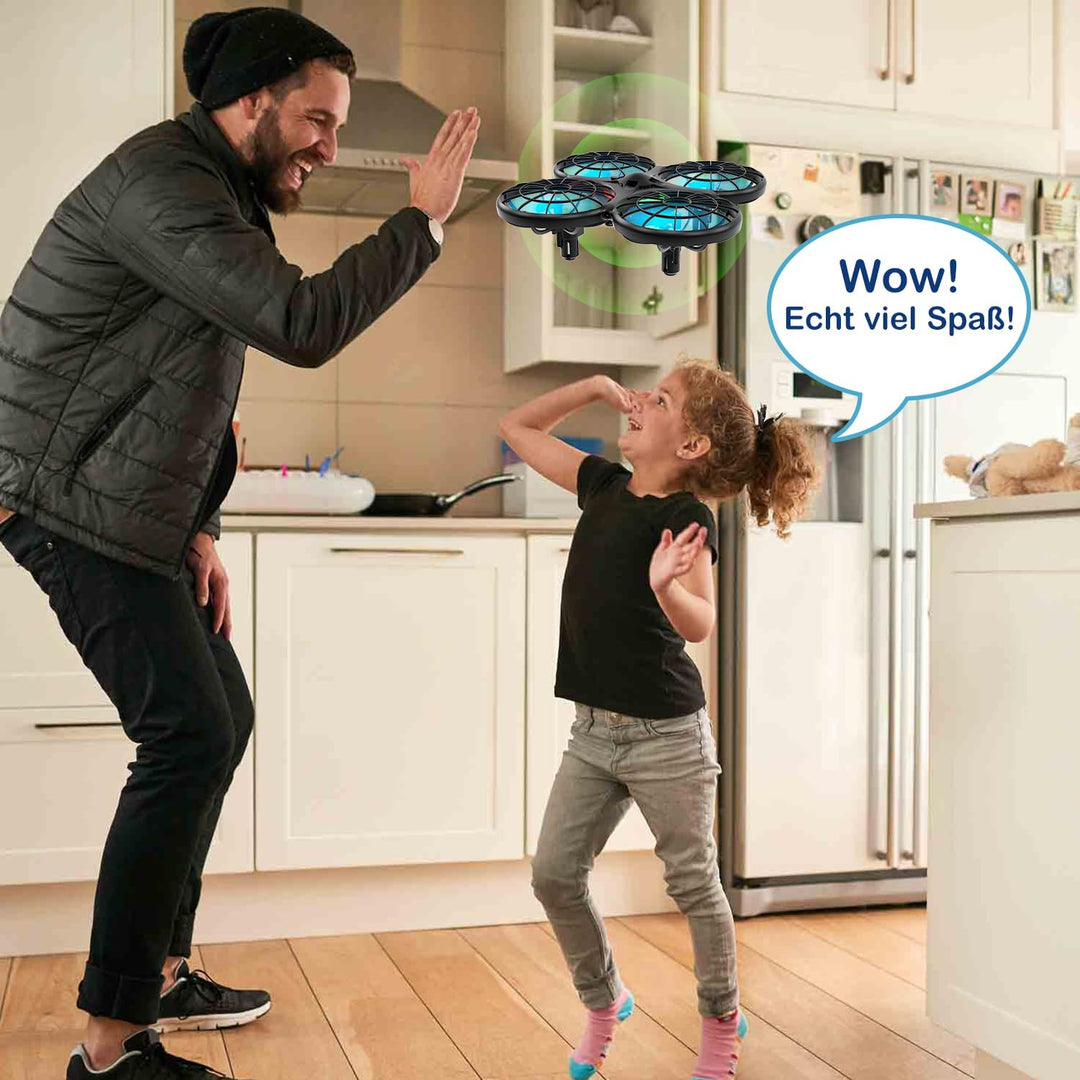 Loolinn | Drohne für Kinder Geschenk - Mini Drohne, RC Quadrocopter mit Antikollisionstechnologie /