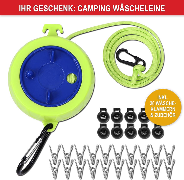Onbest Camping Klapptisch – Campingtisch klappbar – Angeltisch, Gartentisch 2 Personen – mit robuste