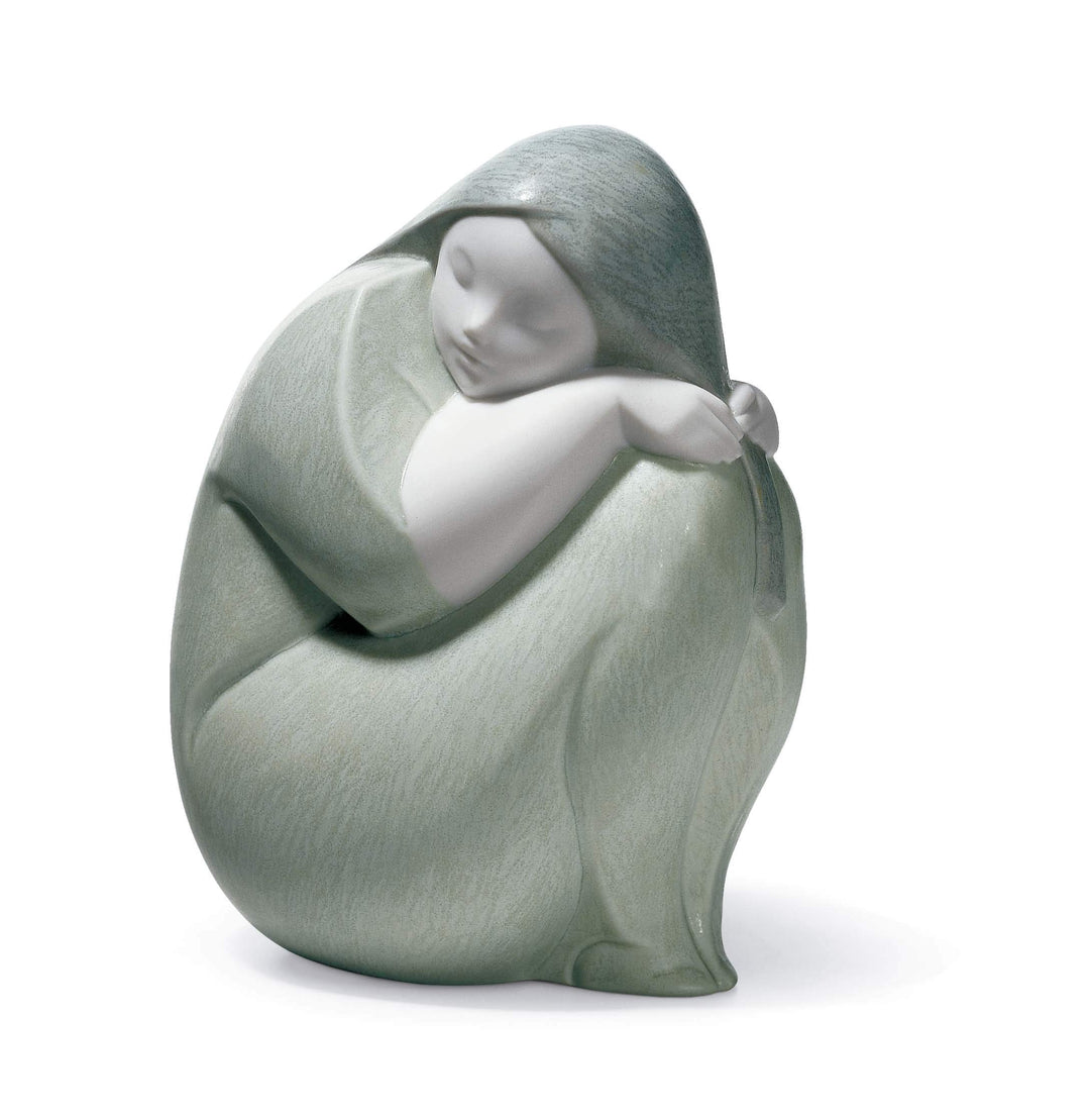 LLADRÓ Mädchen-Figur Mondkind. Mädchen. Porzellan.
