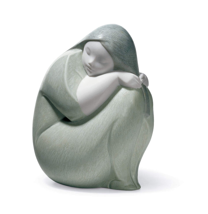 LLADRÓ Mädchen-Figur Mondkind. Mädchen. Porzellan.