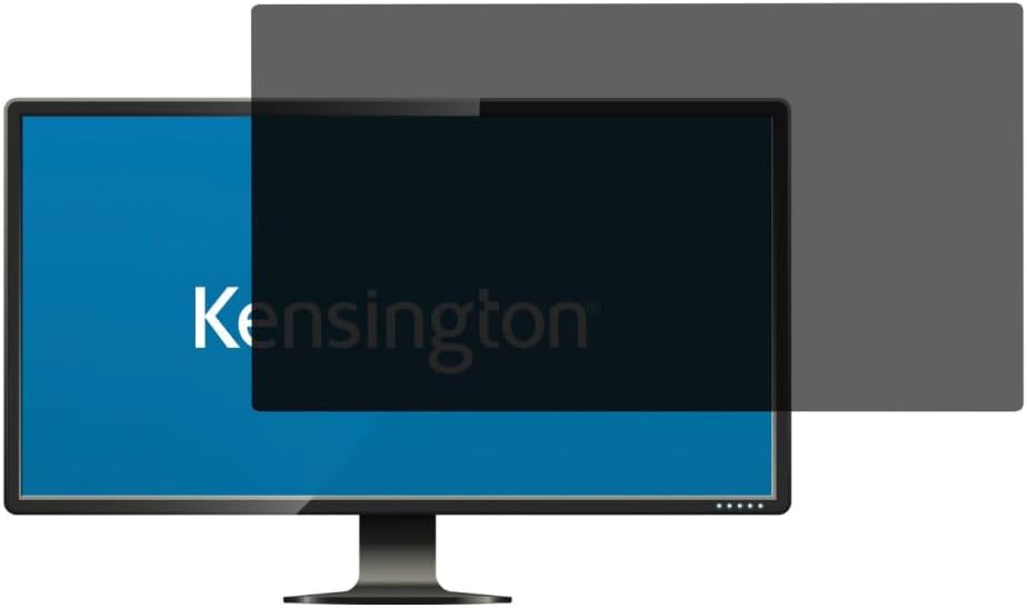 Kensington Blickschutzfilter für Monitore 21,5 Zoll, 16:9, Geeignet für LG, ViewSonic, Samsung, DSGV