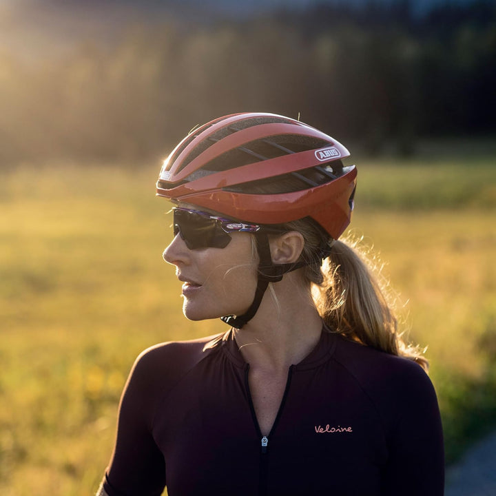 ABUS Rennradhelm Aventor - Fahrradhelm für professionellen Radsport - gute Ventilationseigenschaften