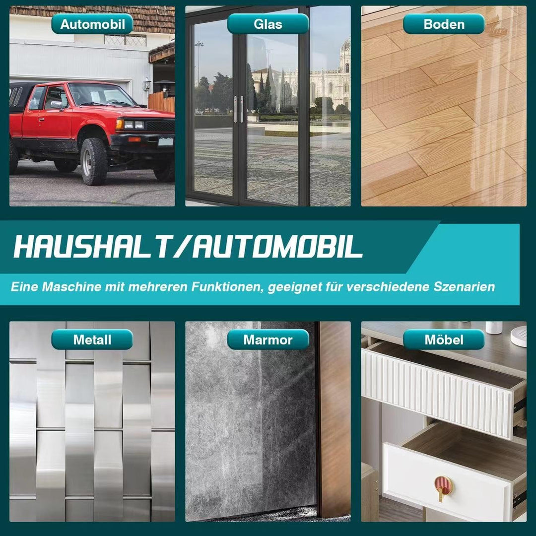 Akku Poliermaschine, Exzenter Poliermaschine, Auto Poliermaschine Set 22pcs, Kabellos Akku Auto Poli