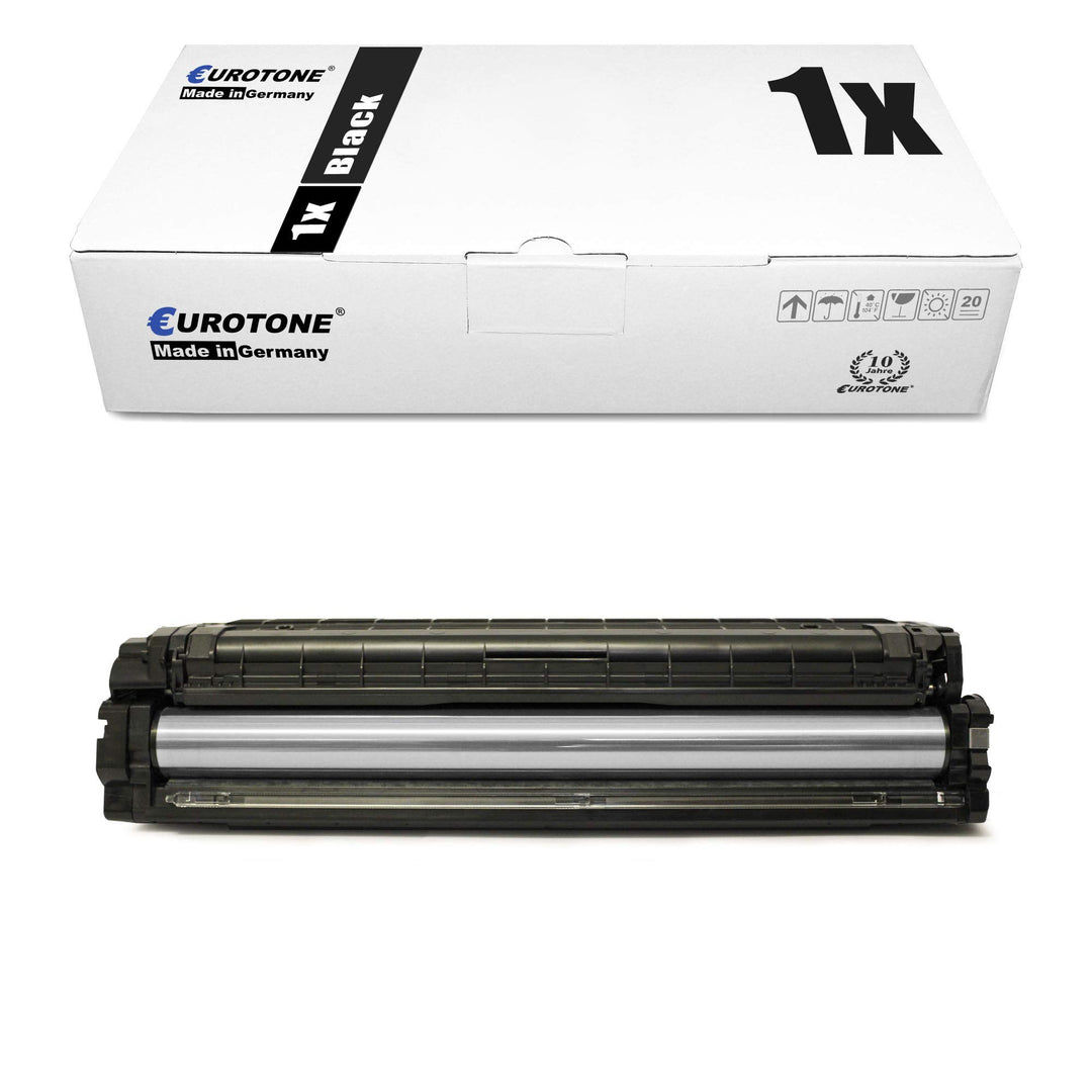 1x Eurotone Toner für Samsung CLP 415 NW N ersetzt CLT-K504S Schwarz Black 1x Black, 1x Black