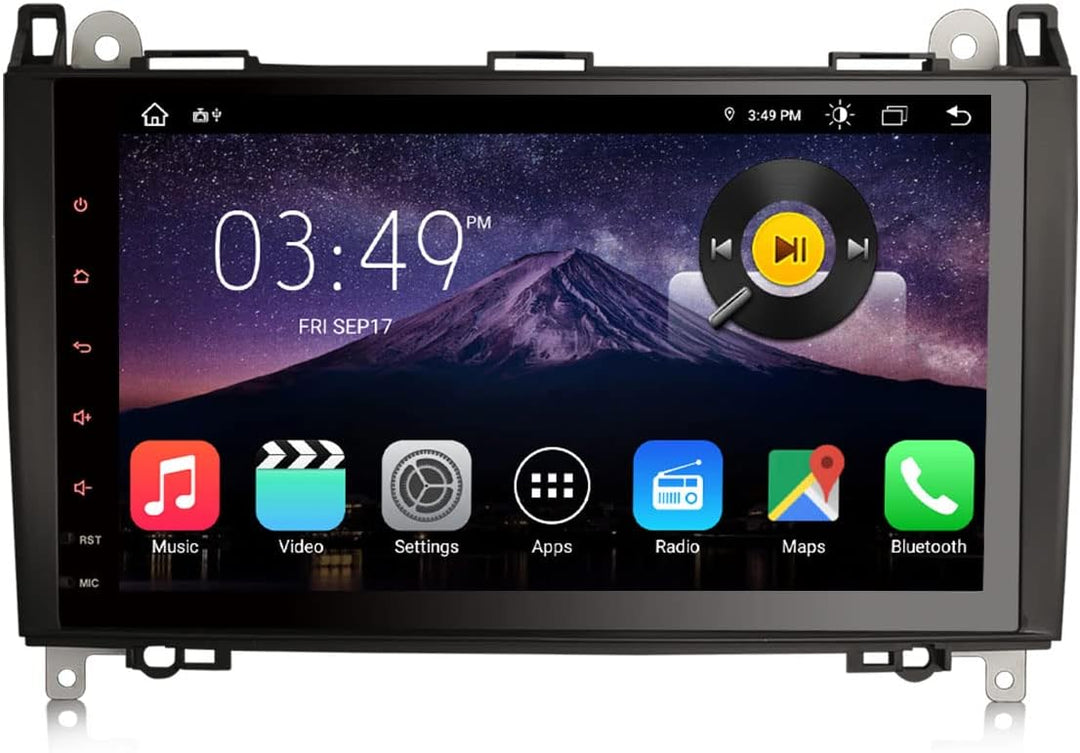 Erisin 9 Zoll 8-Kern Android 11 Autoradio mit Navi GPS für Mercedes Benz A/B Klasse W169 W245 Sprint