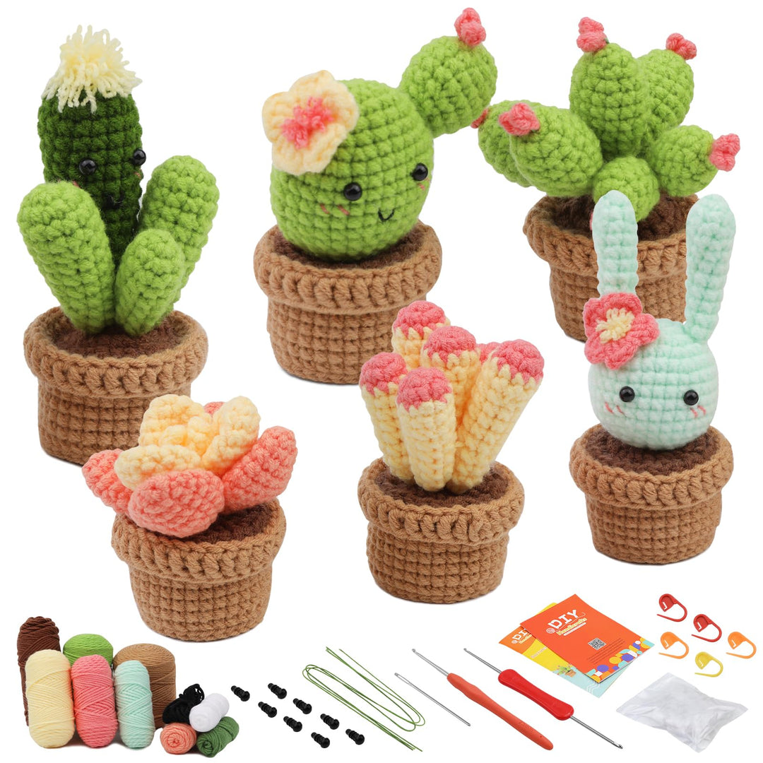 Namner Häkelset für Anfänger, Häkelnadel Set, Häkeln für Anfänger, Häkel-Starterset Fleshiness, für