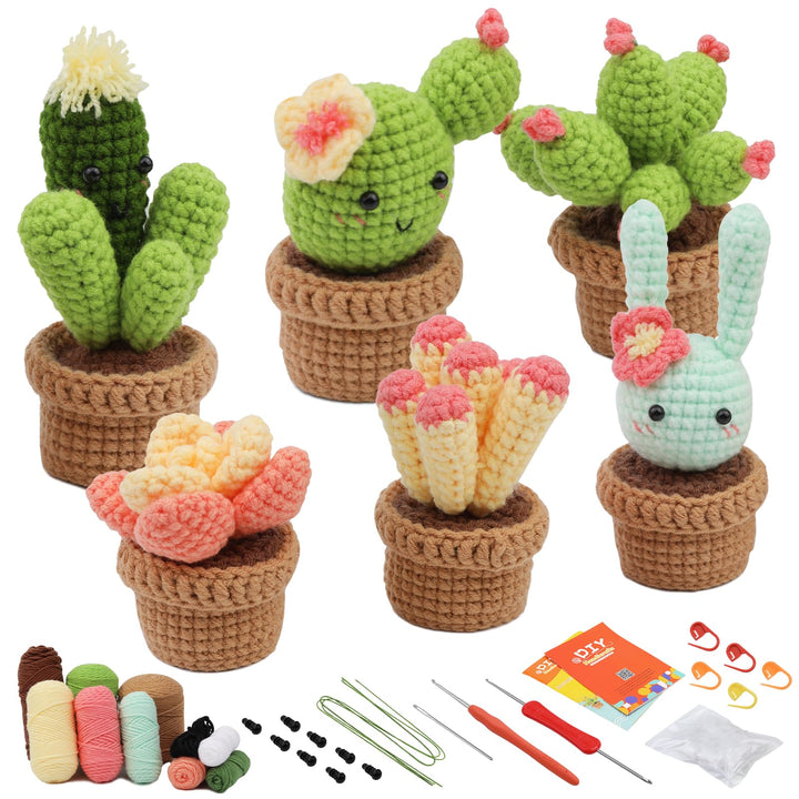 Namner Häkelset für Anfänger, Häkelnadel Set, Häkeln für Anfänger, Häkel-Starterset Fleshiness, für