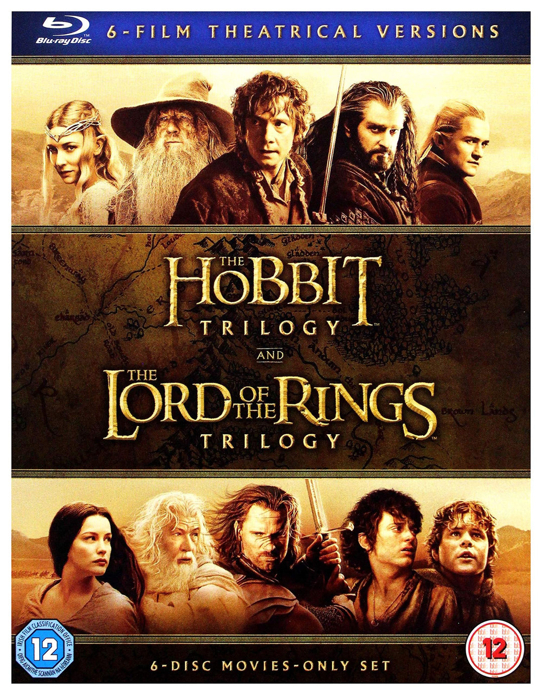 Middle Earth - Six Film Theatrical Version [Blu-ray] [2016] UK-Import, Sprache-Englisch, Blu-ray