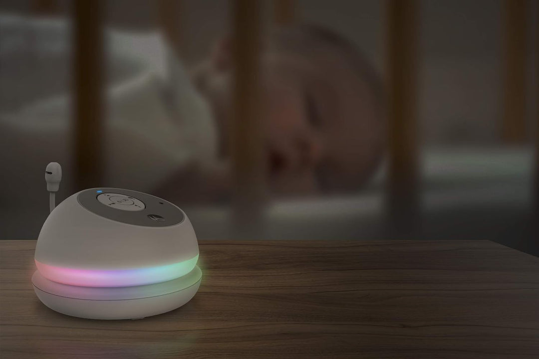 Motorola Baby MBP169 - Tragbare Babyphone Audio mit Display 1.5 Zoll und Babypflege-Timer – Weiss MB