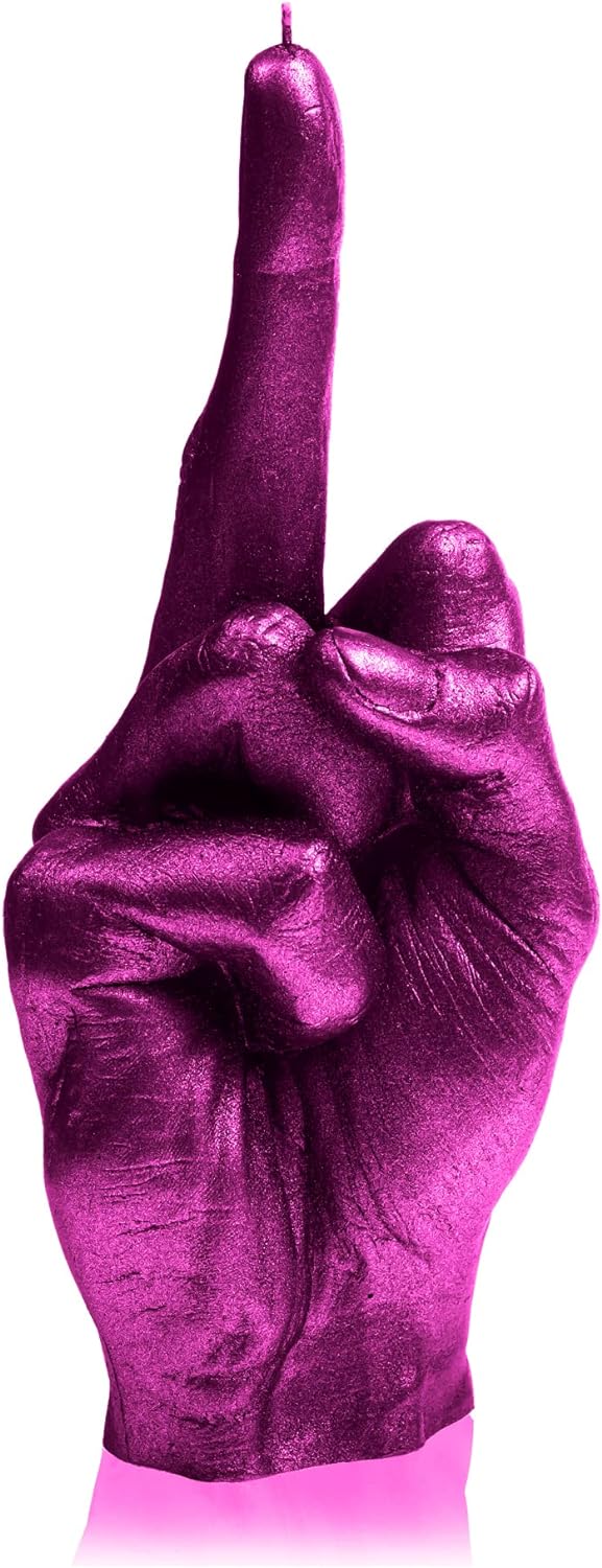 Candellana Mittelfinger Kerze - Mittelfinger Figur - Coole Deko - Gothic Deko - Grunge Deko Kerze -