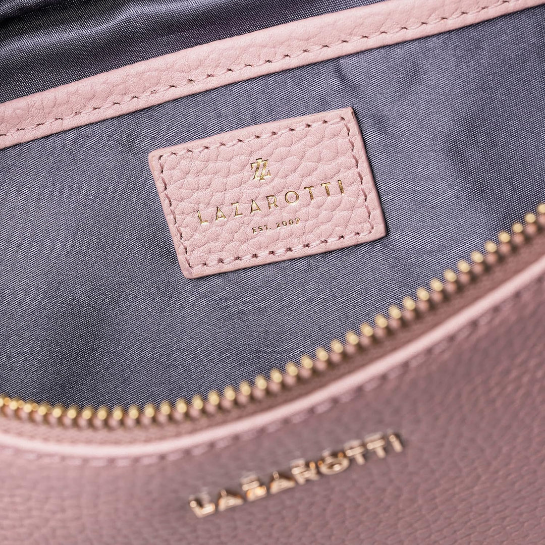 Lazarotti Bologna Leder Gürteltasche Damen | längenverstellbarer Tragegurt | grosse Bauchtasche 31 c