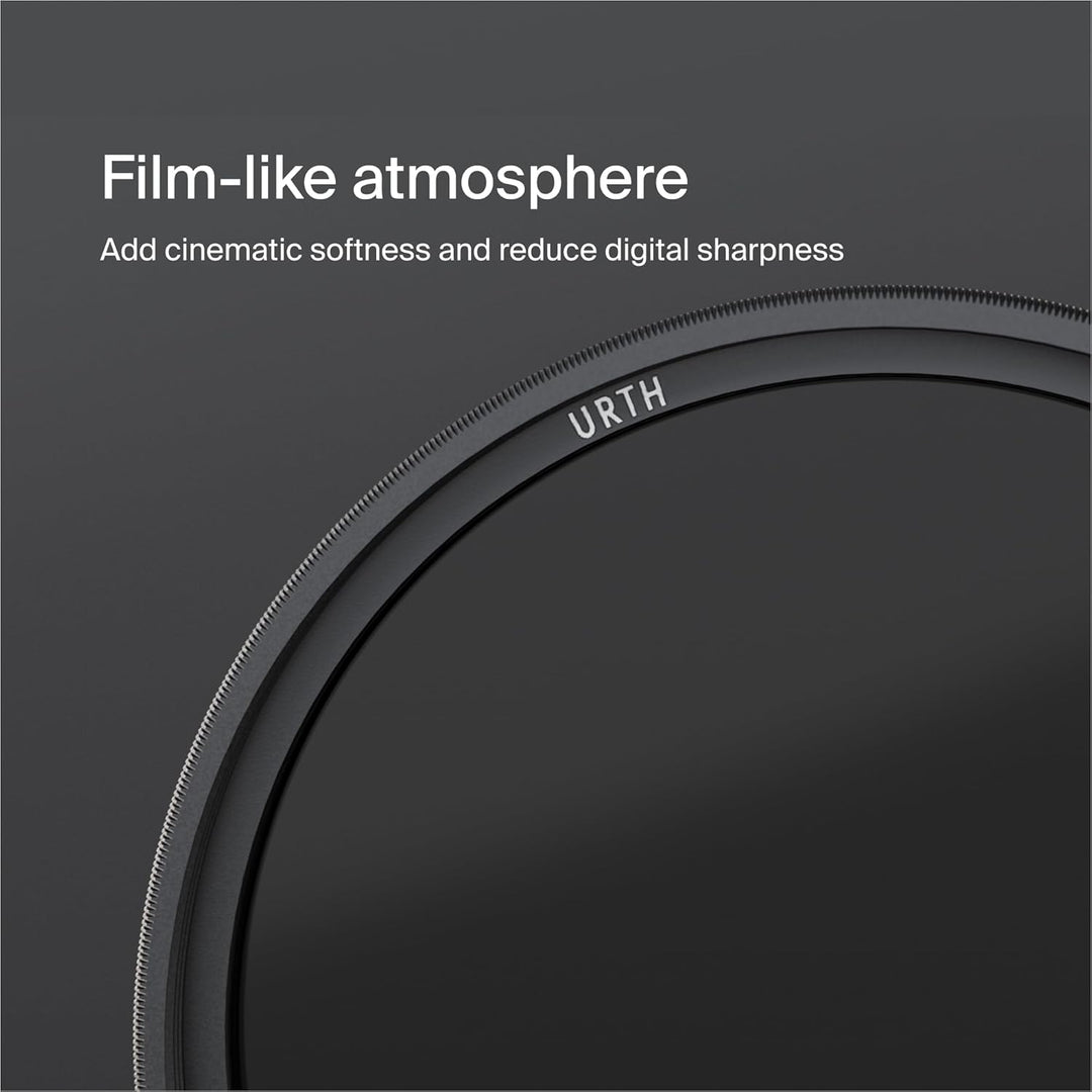 Urth 49mm Ethereal Black Mist ½ Diffusions-Objektivfilter (Plus+) - Kinoeffekt, 20-fache Nanobeschic
