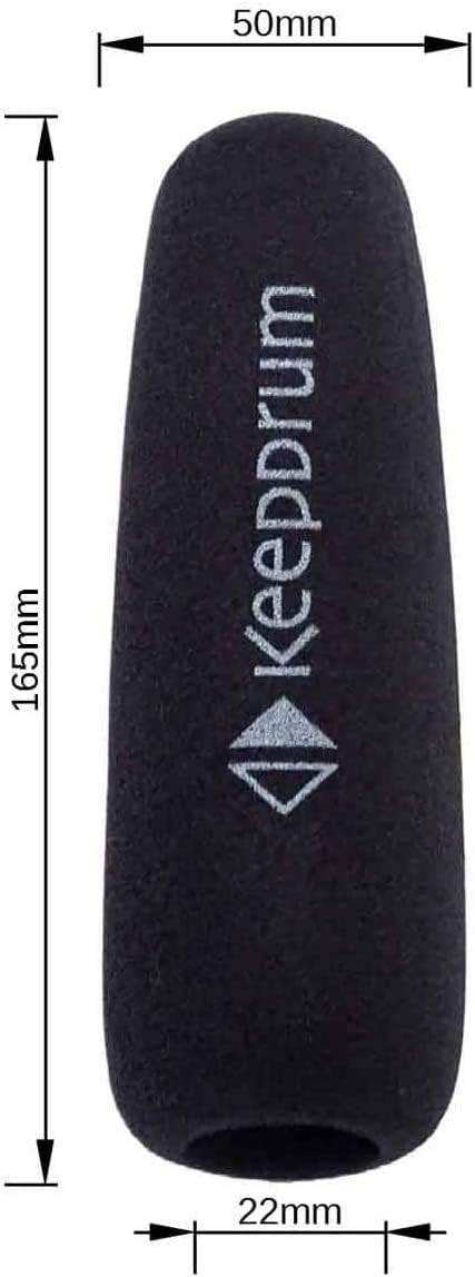 keepdrum WSVM Windschutz Popschutz für Videomikrofone und Richtmikrofone