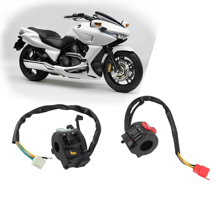 Motorrad Lenkerschalter,Lenkerschalter Motorrad,2 Stücke Universal 7/8 '' Motorrad Lenker Horn Blink