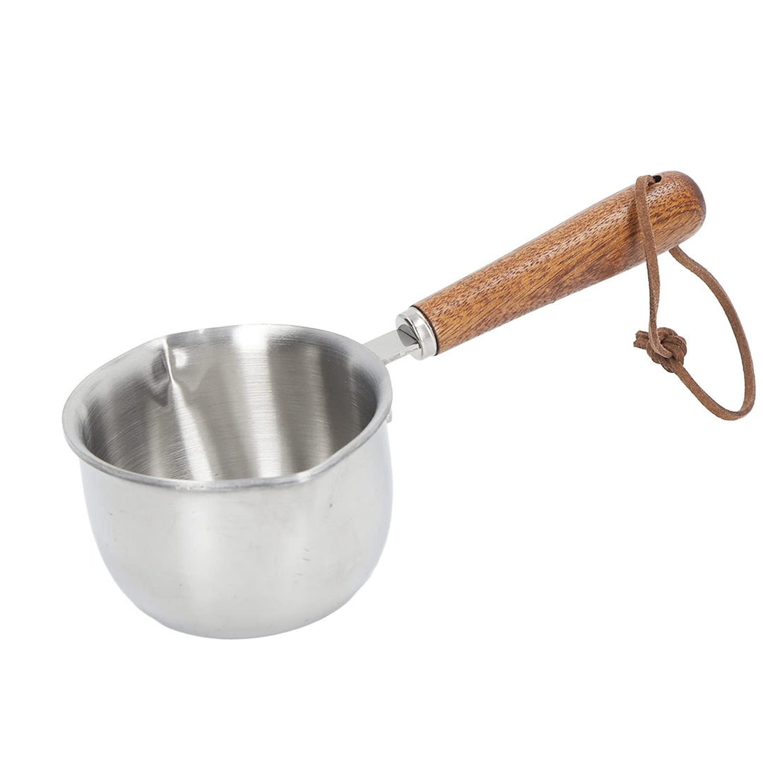 MOUMOUTEN Butterwärmer Topf, 3 Schichten Edelstahl Butterwärmer Mini Butter Kaffee Milch Schmelztopf