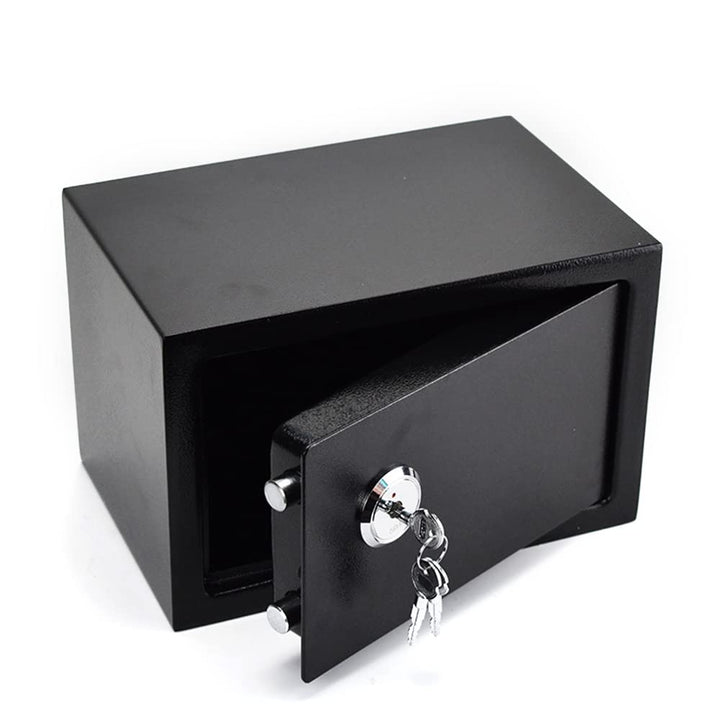 Möbeltresor 4.6L Tresorfach mit 3 Schlüsseln 23 * 17 * 17cm Mini Safe Tresor mit Mechanisches Schlos