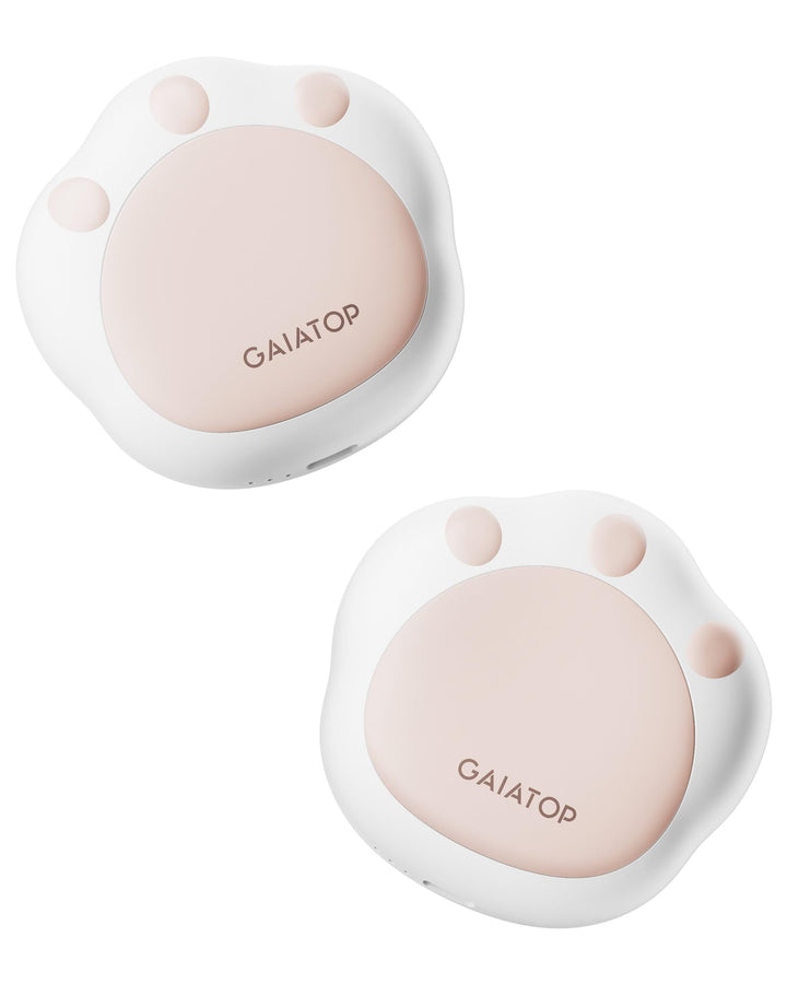 Gaiatop Handwärmer Elektrisch 2er-Pack, 4000 mAh Taschenwärmer Wiederverwendbar 3 Heizmodi Elektrisc