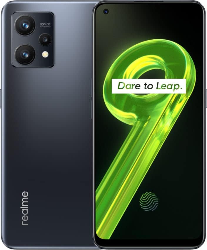 realme 9, Smartphone 6 -128GB, 90 Hz Super AMOLED Display, Snapdragon 680 Prozessor, Starker 5000-mA
