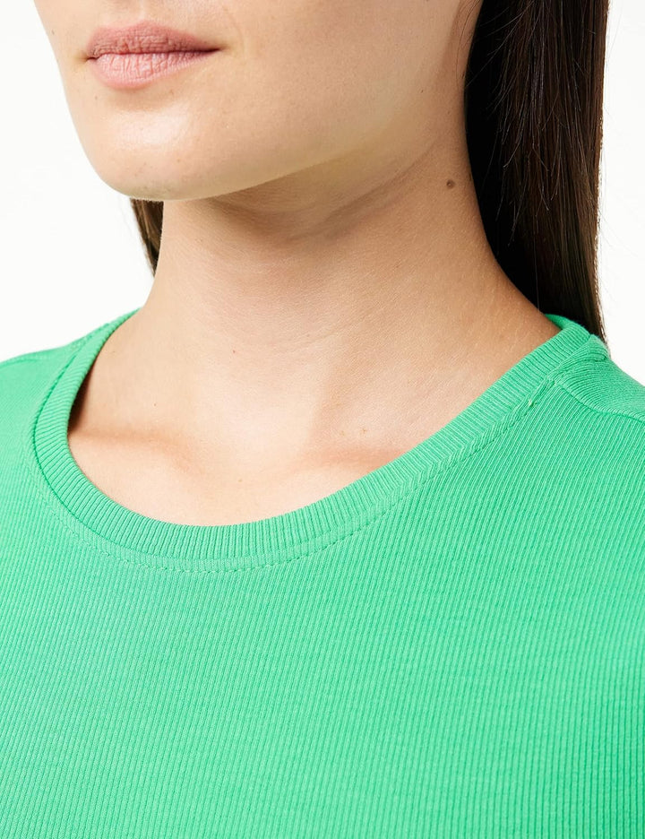 ONLY Damen T-Shirt M Chicory Coffee/Pack:simple Green, M Chicory Coffee/Pack:simple Green
