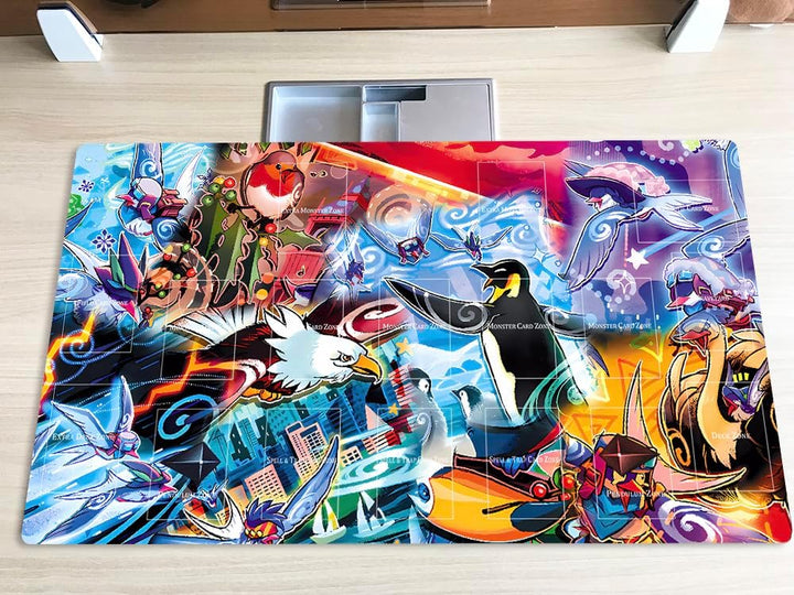 Mlikemat Playmat Floowandereeze TCG CCG OCG Sammelkartenspielmatte mit Zonen + gratis Tasche (ZD014-