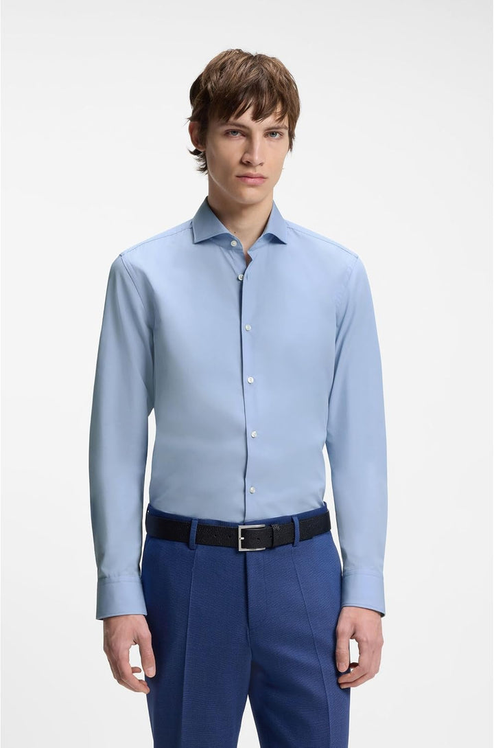 HUGO Herren C-Jason Shirt, 38 Light/Pastel Blue 459