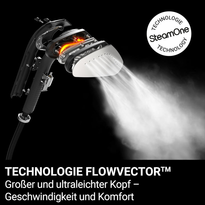 STEAMONE- Steamer Professionell Dampfglätter 2900W 125g/min 10bar SteamCube- Vertikales und horizont