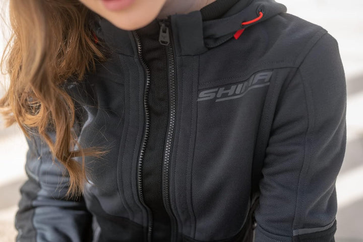 SHIMA DAYBREAKER Motorradhoodie Herren und Damen - Motorrad Kaputze Hoodie mit Protektoren Jacke Kap