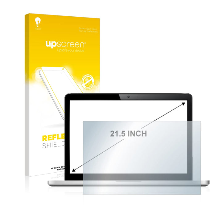 upscreen 21.5" Entspiegelungs-Schutzfolie für 21,5 Zoll Industrie-Monitore (54.6 cm) [477 x 268 mm,