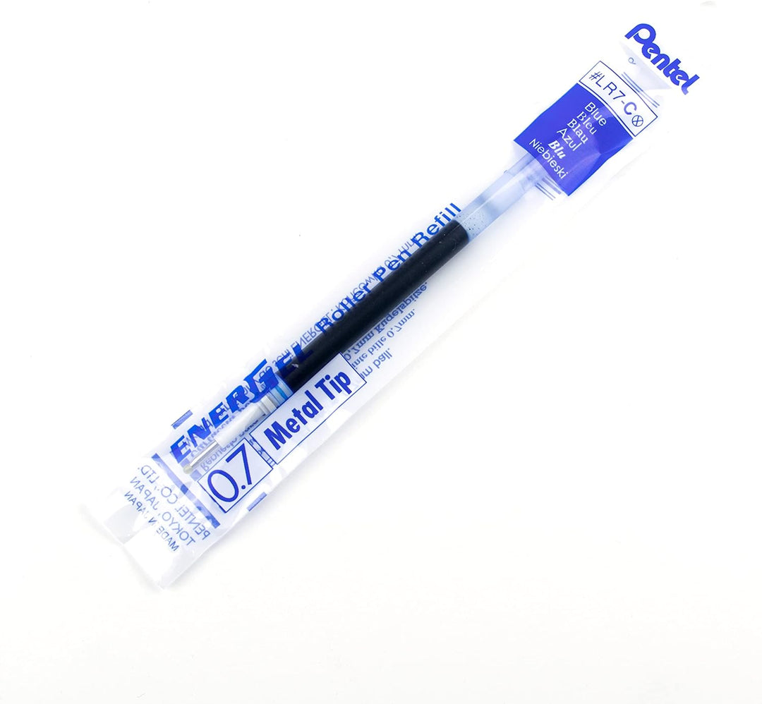 Liquid Gel-Nachfüllmine Metallspitze, Blau, 0,35 mm Strichstärke, 0,7 mm Kugelspitze Blau 1 stück (1