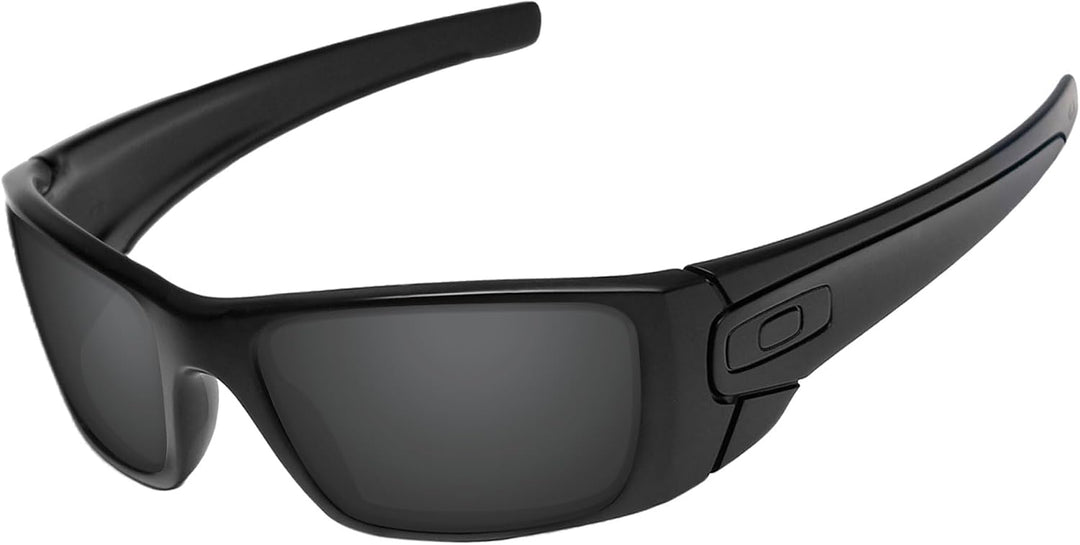 PapaViva Ersatzlinsen für for Oakley Fuel Cell OO9096 Pro+ Black Grey Polarisiert, Einfarbig Schwarz