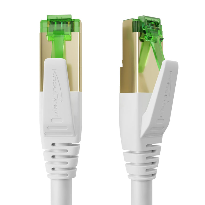KabelDirekt – Cat 7 Netzwerkkabel, bruchfest – 12,5m – 10 Gigabit LAN Kabel & Ethernet Kabel, erhält