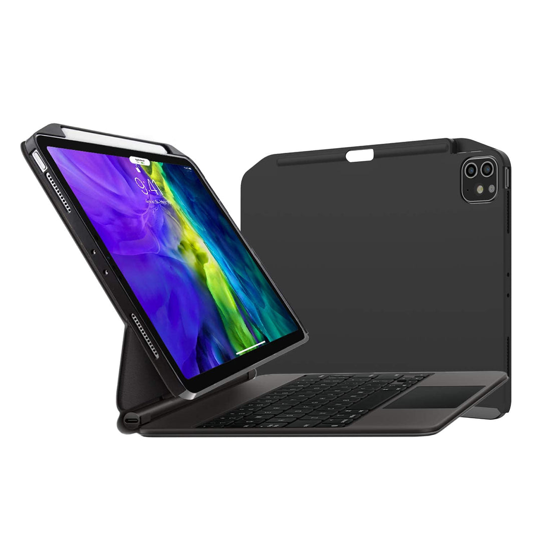 SWITCHEASY CoverBuddy für iPad Pro 12.9 Zoll 2018 2020, mit Stifthalter [Unterstützung für kabellose