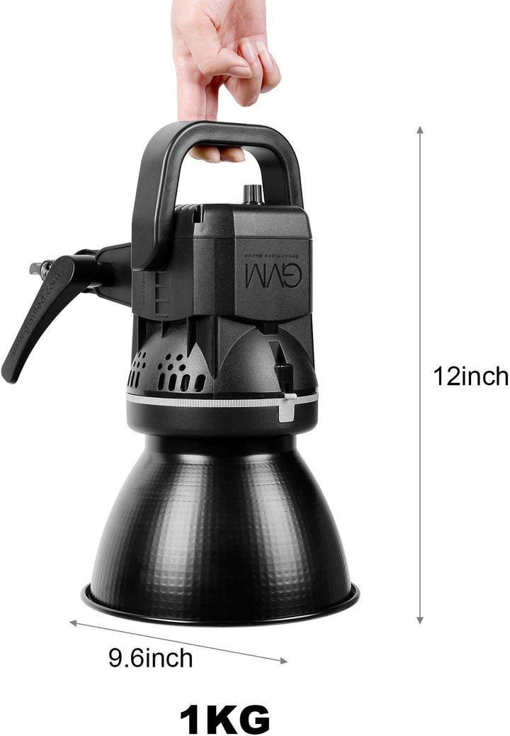 GVM 80W LED Videoleuchte, APP Steuerung LED Studiolicht Dauerlicht CRI97+ Tageslicht 5600K Bowens Fo