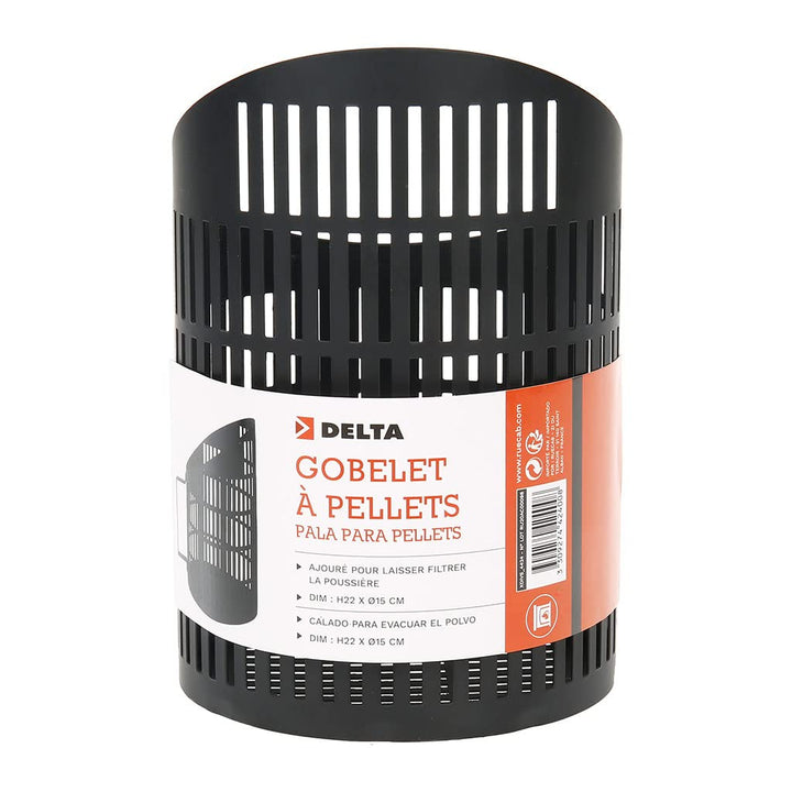 RUECAB - Schaufel für Pellets aus Holz, durchbrochen Pellets zum Filtern von Staub, ermöglicht das B