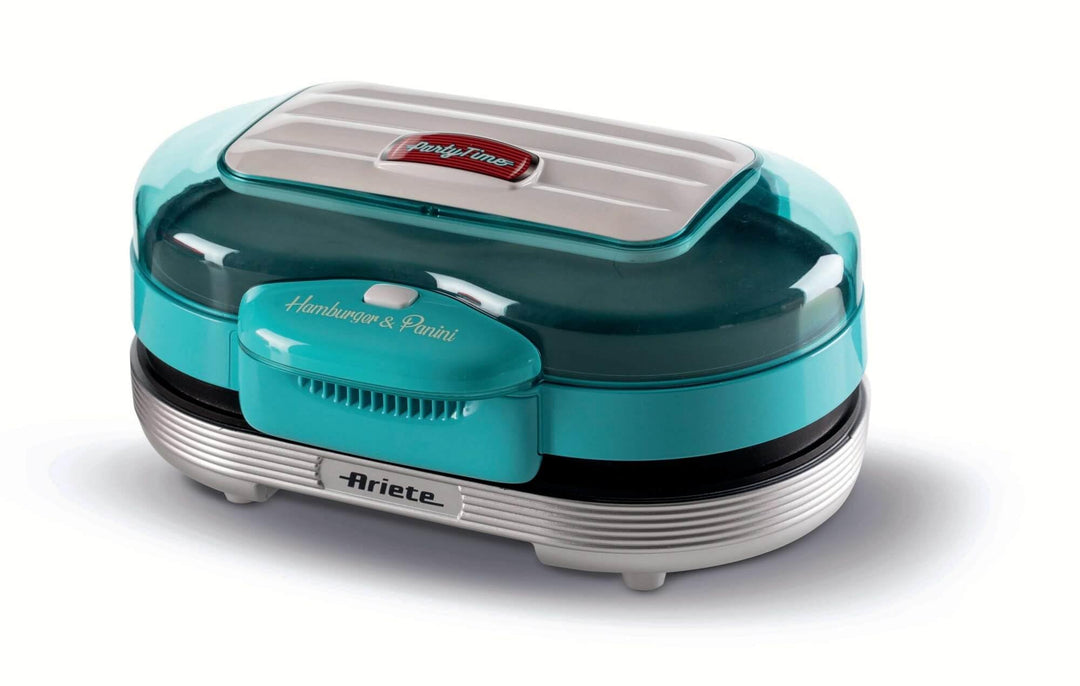 Ariete 205 Hamburger Maker Party Time, Burgermaschine, 1200 W, doppelte Antihaftplatten, 2 Fächer, l