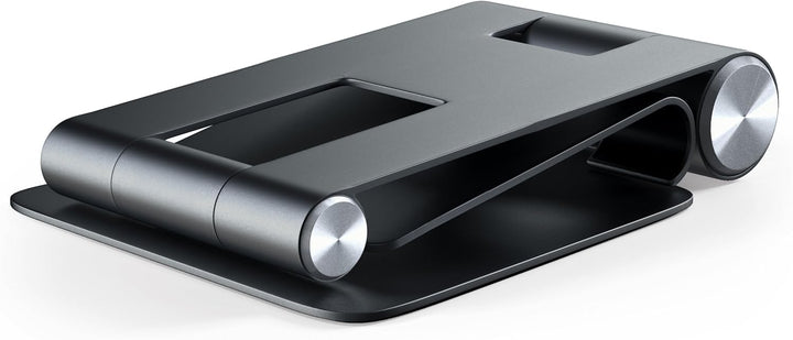 SATECHI R1 Faltbarer Tablet Ständer aus Aluminium, verstellbare & rutschfeste Handyhalterung für iPh
