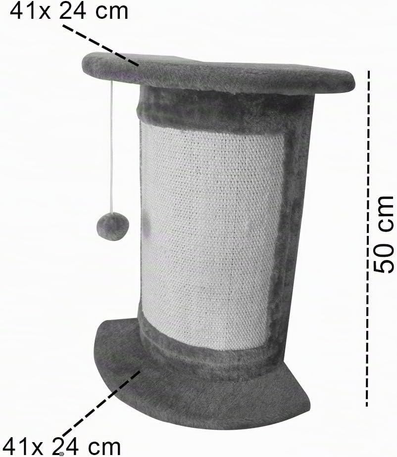 Bontoy Kratzecke Iris I 41 x 24 x 50 cm I für die Ecke I mit integriertem Spielball