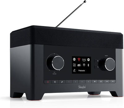 Teufel Radio 3SIXTY - Premium Digitalradio Bluetooth Lautsprecher, 360 Grad Sound, DAB+, Internetrad
