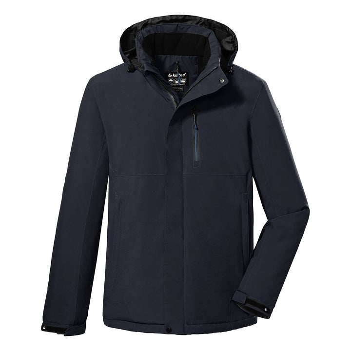 Killtec Herren Kow 68 Mn Jckt Outdoorjacke/Funktionsjacke mit einrollbarer Kapuze S dunkelnavy, S du