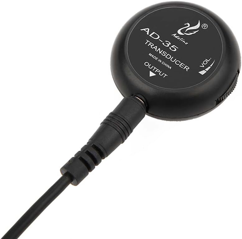 Dilwe Mini Piezo Tonabnehmer, Mikrofon Wandler für Akustische Gitarre Violine Ukelele