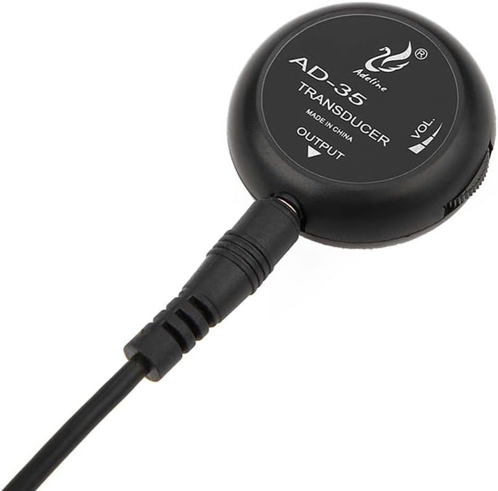 Dilwe Mini Piezo Tonabnehmer, Mikrofon Wandler für Akustische Gitarre Violine Ukelele